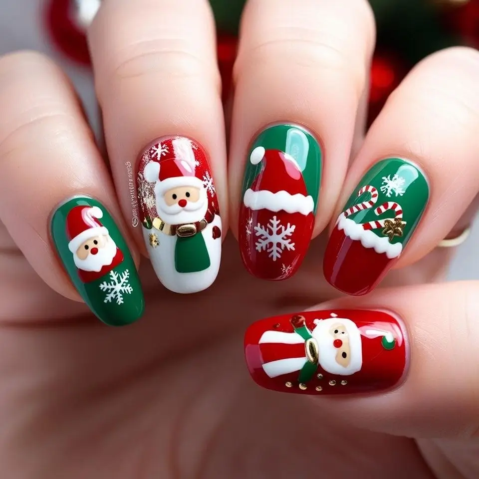 Christmas Nail Art Stickers 