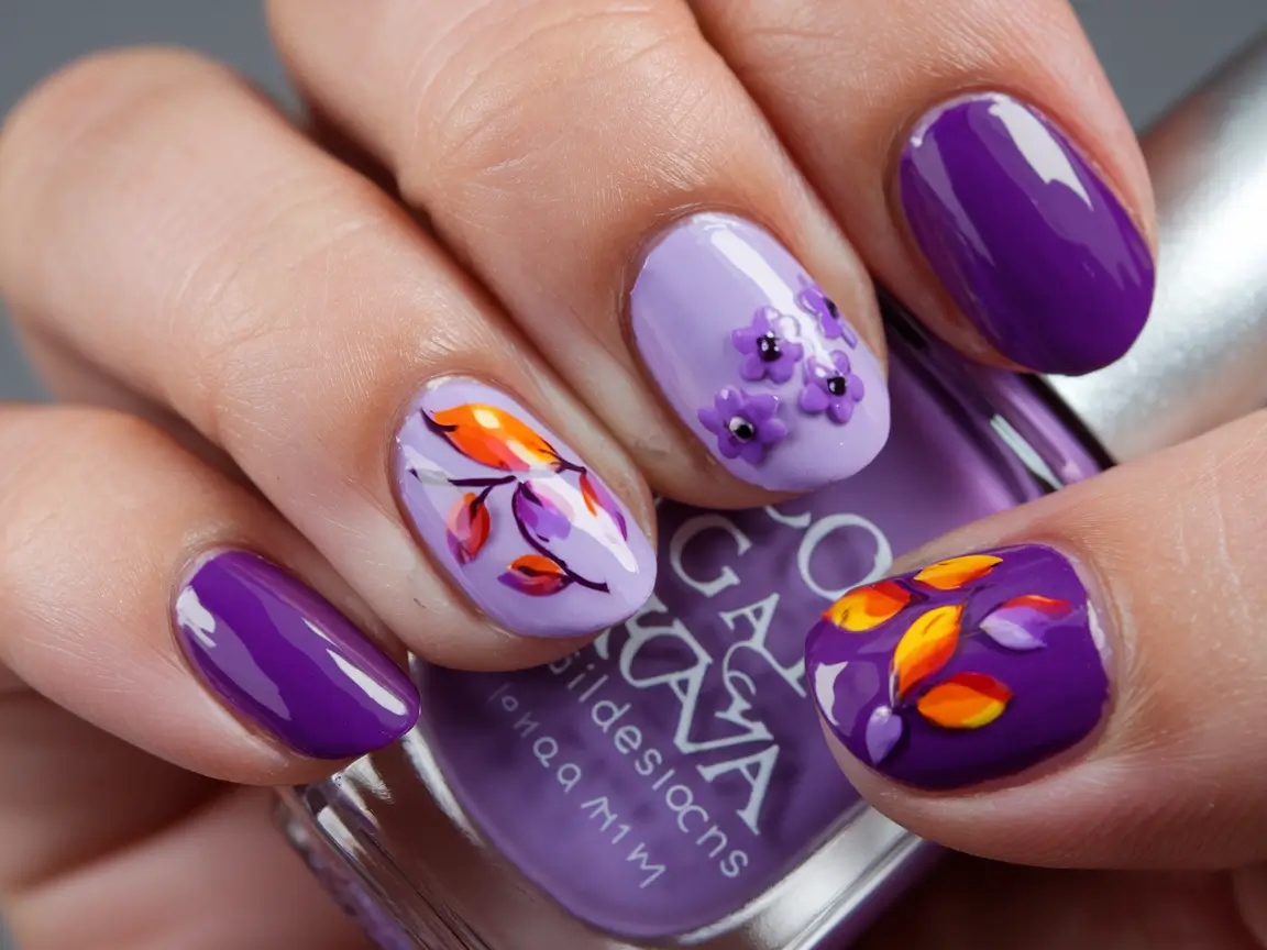 Purple Nail Designs