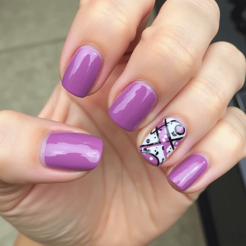 Purple Nail Designs