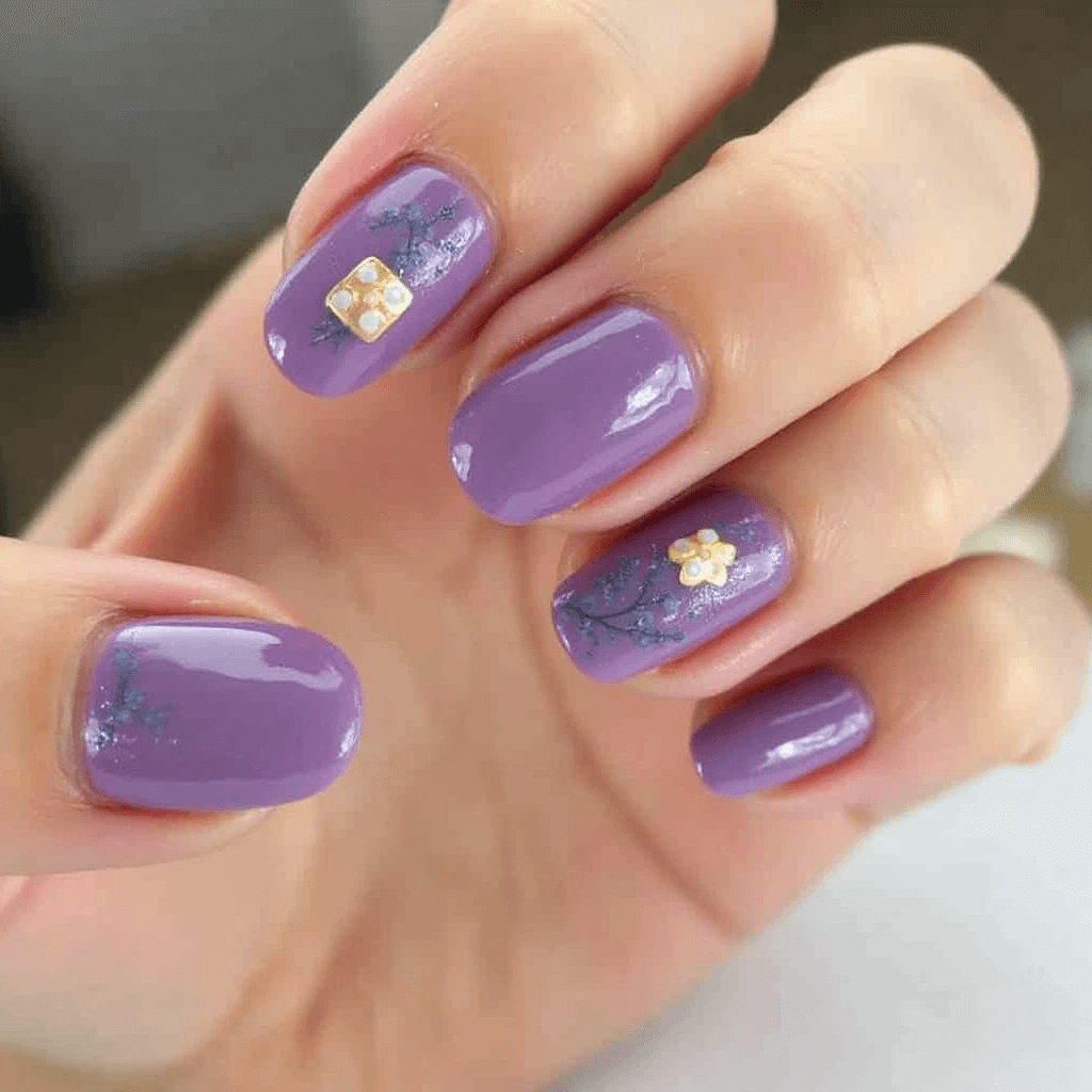 Purple Nail Designs