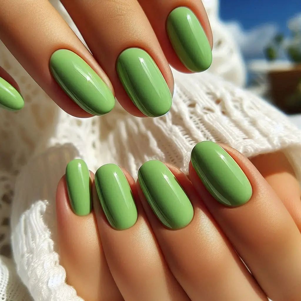 Green Nail Polish