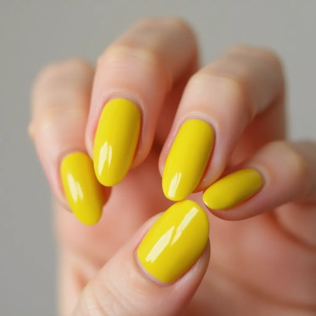 Yellow Nail Polish 