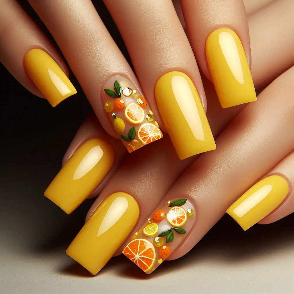 Yellow Nail Polish