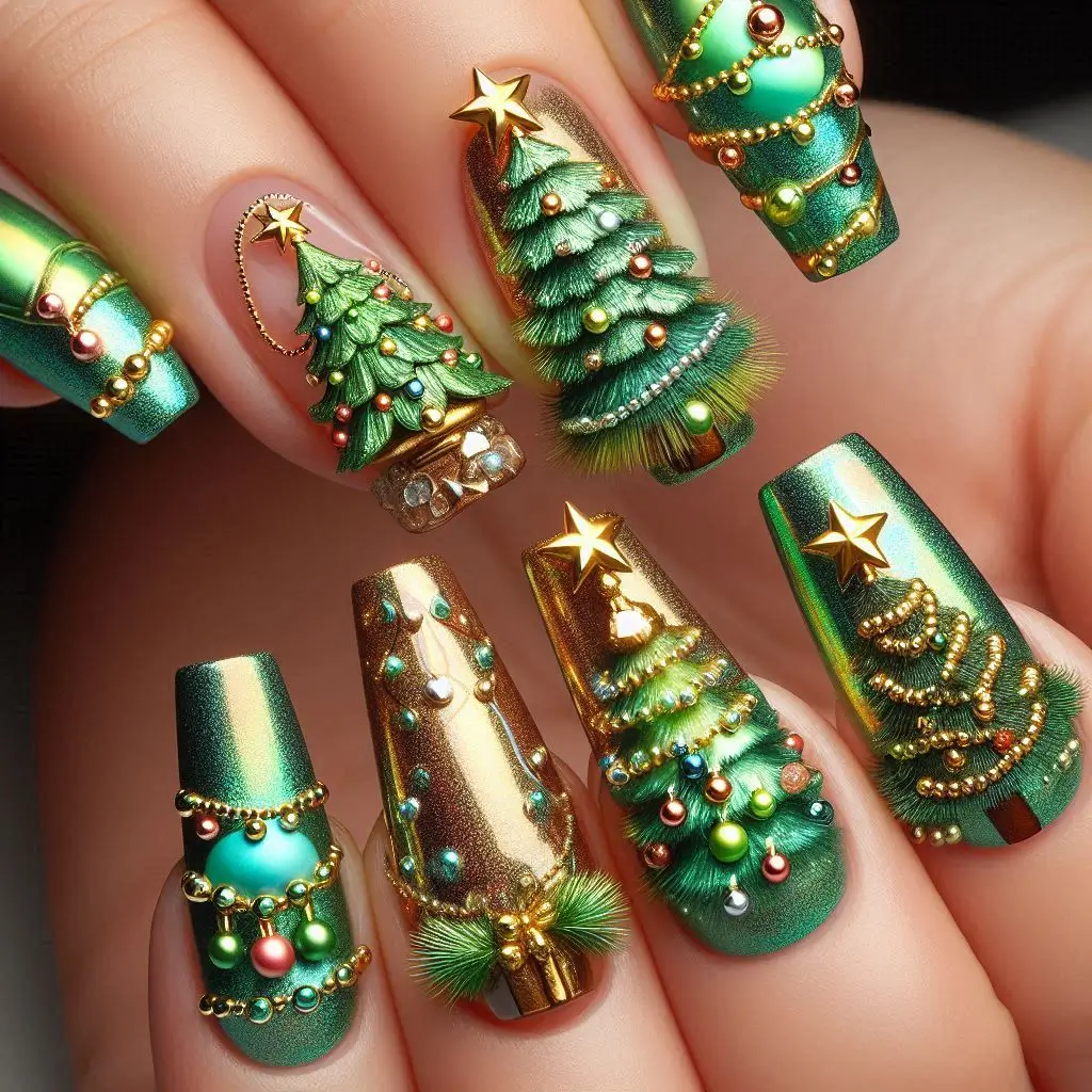 Christmas Nail Art Stickers 