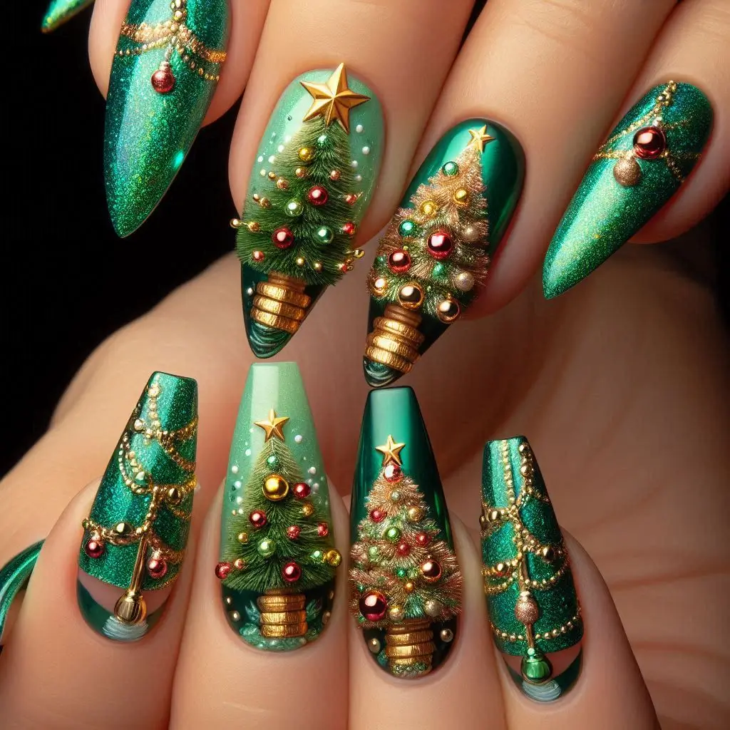 Christmas Nail Art Stickers 