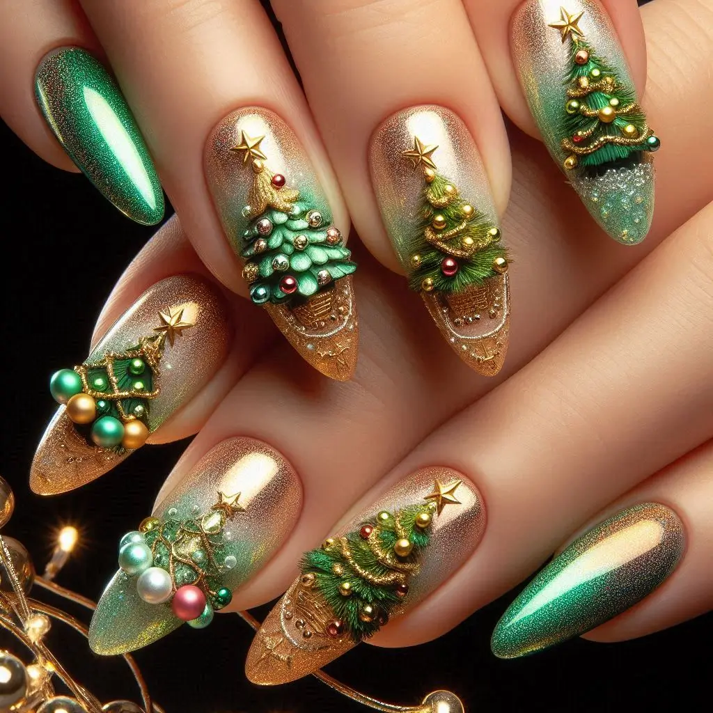 Christmas Nail Art Stickers 