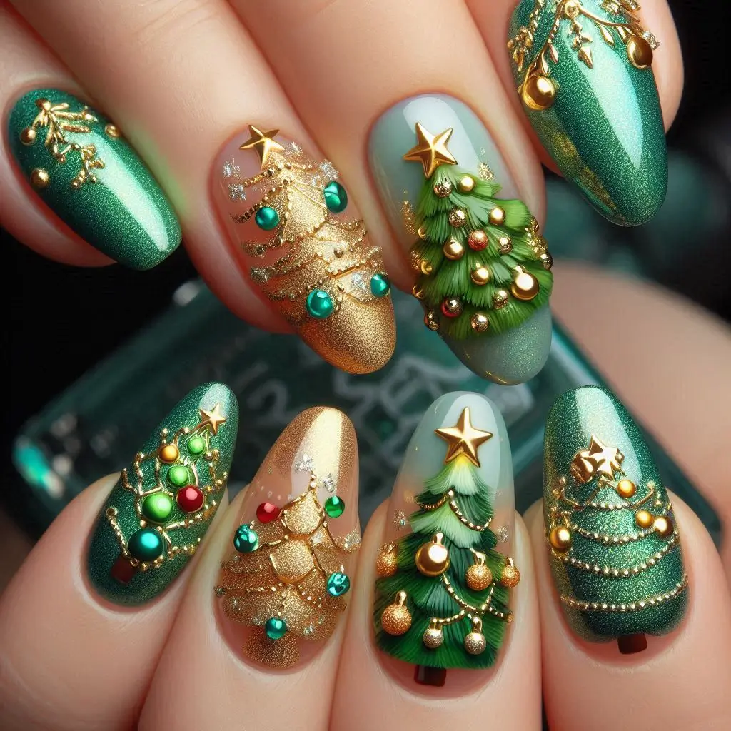 Christmas Nail Art Stickers 