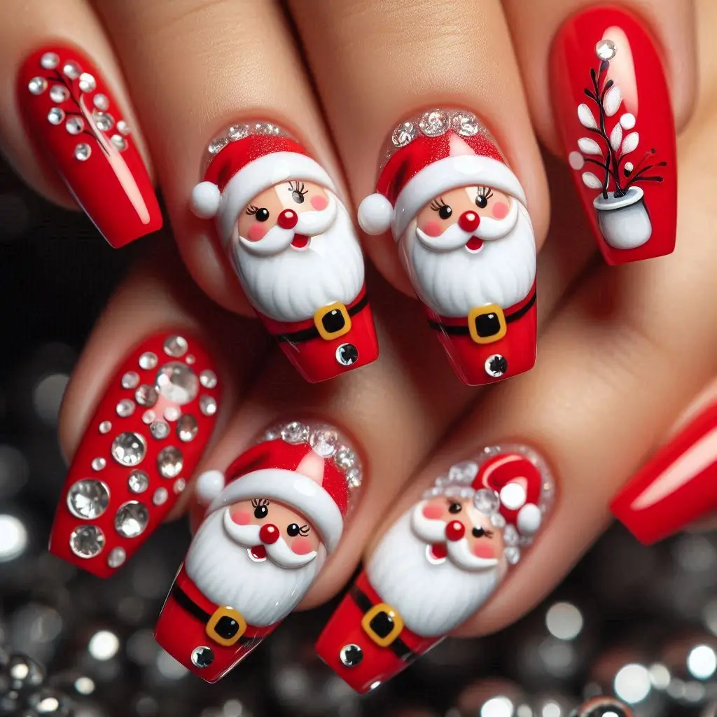 Christmas Nail Art Stickers 