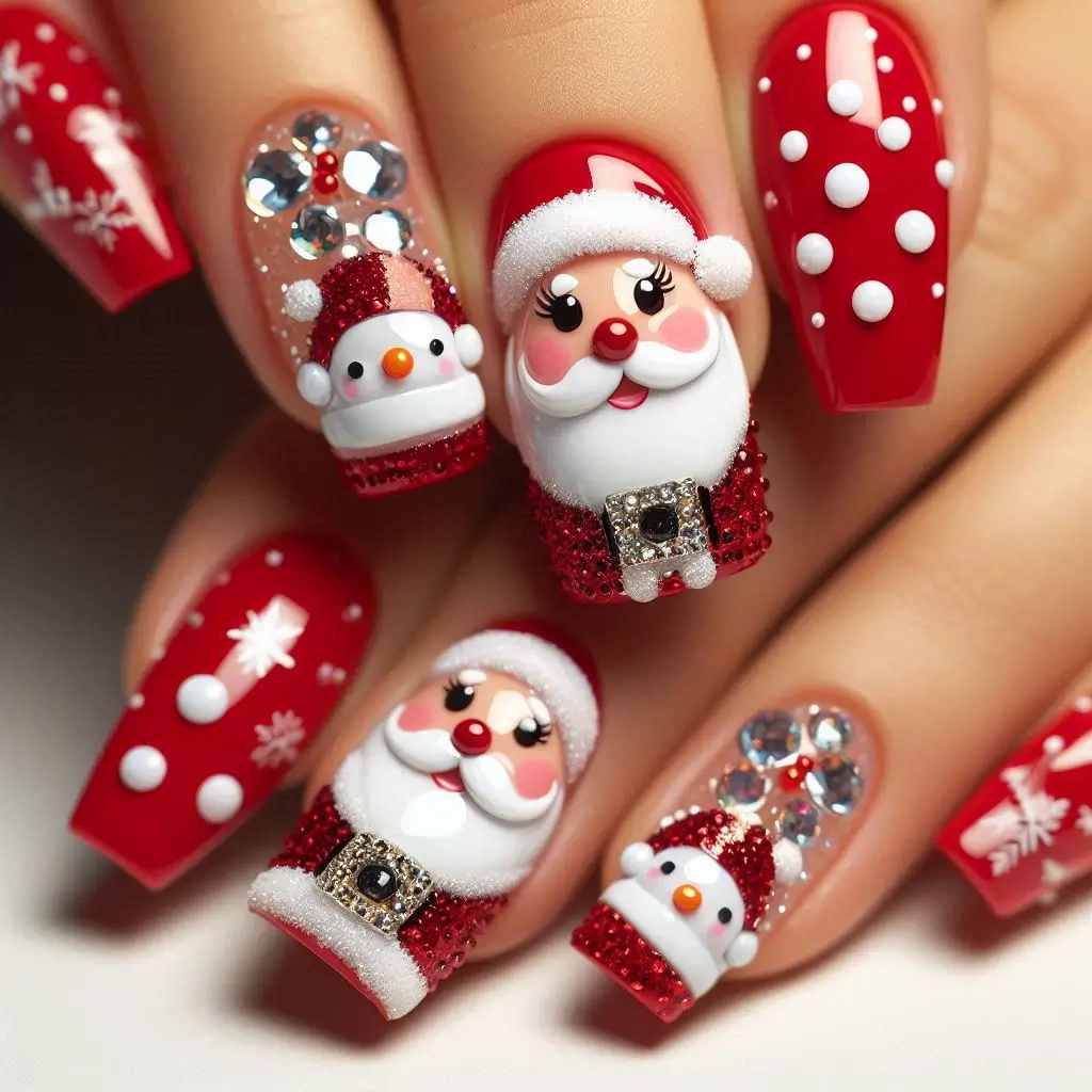 Christmas Nail Art Stickers 