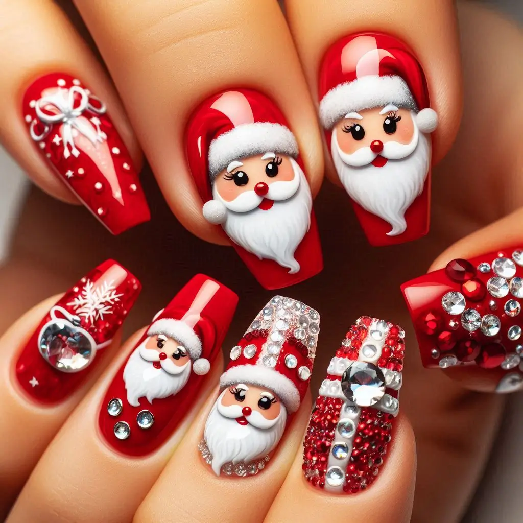 Christmas Nail Art Stickers 