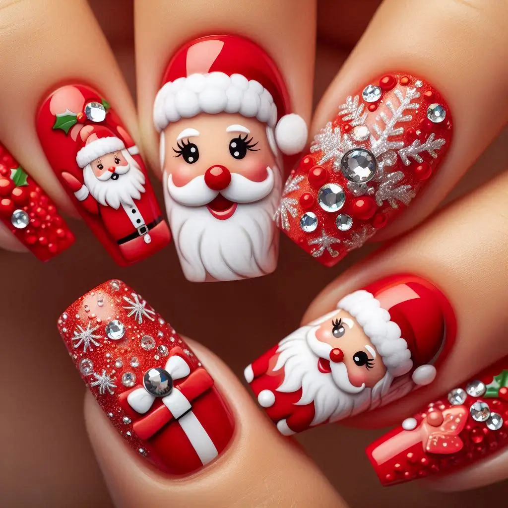 Christmas Nail Art Stickers 