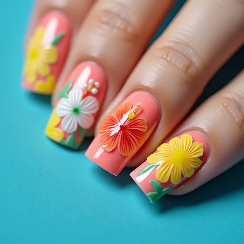 Flower Nail Designs