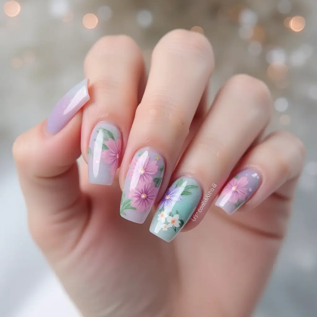 Flower Nail Designs