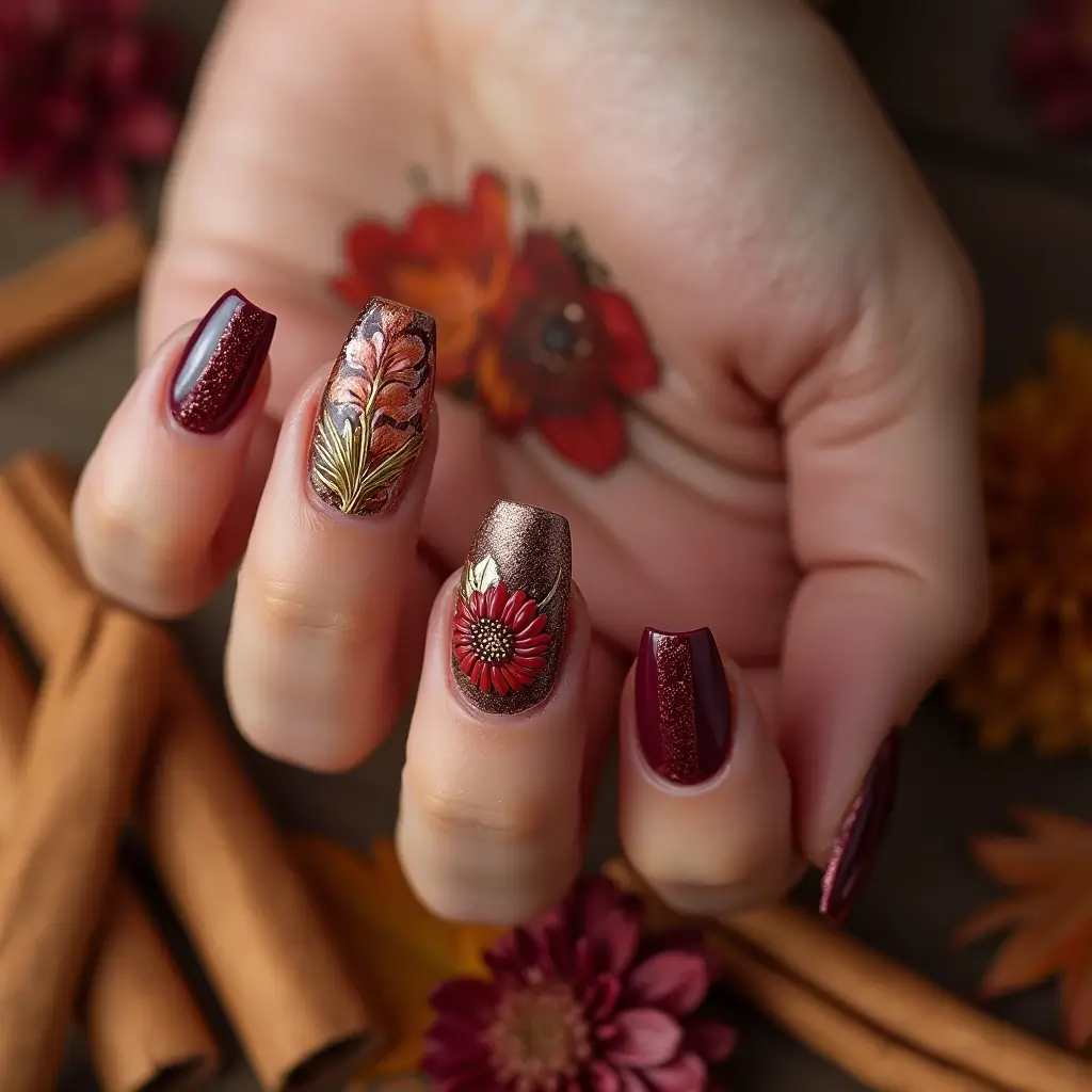 Flower Nail Designs