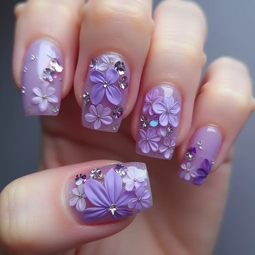 Flower Nail Designs