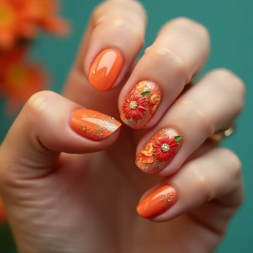 Flower Nail Designs