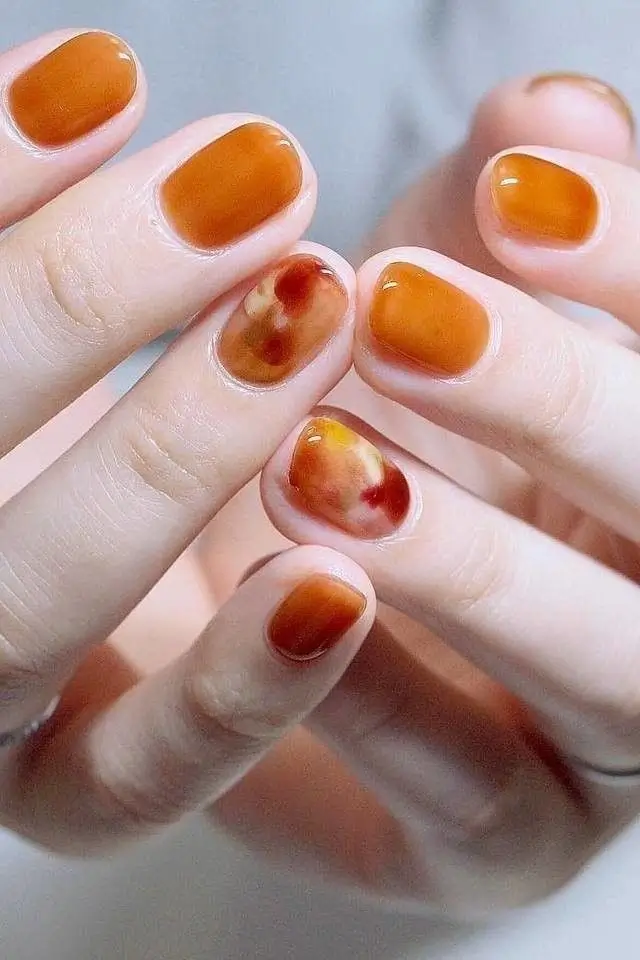 Orange Nail Polish