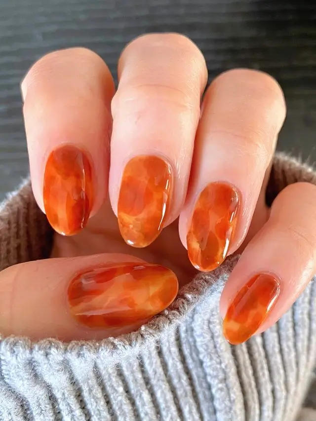 Orange Nail Polish